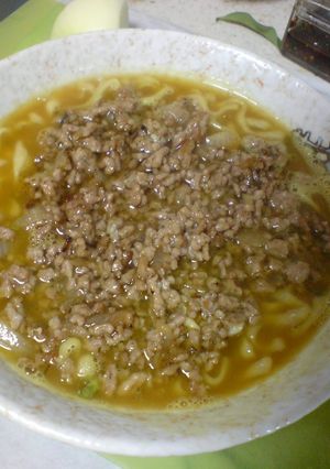 簡単坦々カレーうどん-レシピのメイン写真