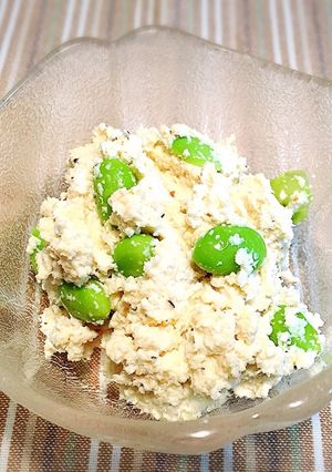 簡単！枝豆の食感が楽しいおからサラダ♪-レシピのメイン写真