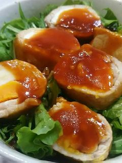 洋風豚たま丼-レシピのメイン写真