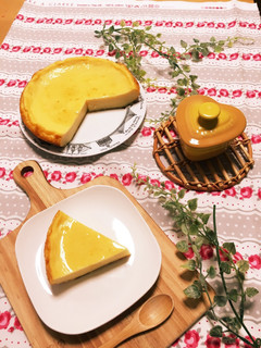 炊飯器で簡単ノンオイル豆腐チーズケーキ-レシピのメイン写真
