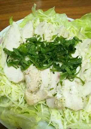 ハーブチキンサラダ♪-レシピのメイン写真