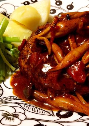 豆腐入り野菜たっぷりハンバーグ-レシピのメイン写真