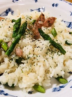 ソーセージ&アスパラガス☆バター炒飯-レシピのメイン写真