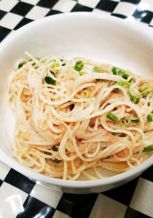 そうめんで明太パスタ風!-レシピのメイン写真