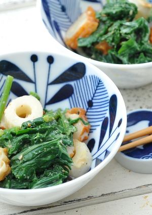 ☆しどけとちくわの胡麻味噌和え☆-レシピのメイン写真