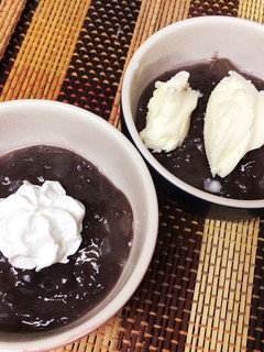 わらび餅で冷やしクリームぜんざい♡-レシピのメイン写真