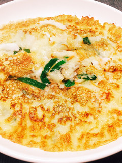 余ったたこ焼き粉で!簡単もちもちチヂミ☆-レシピのメイン写真
