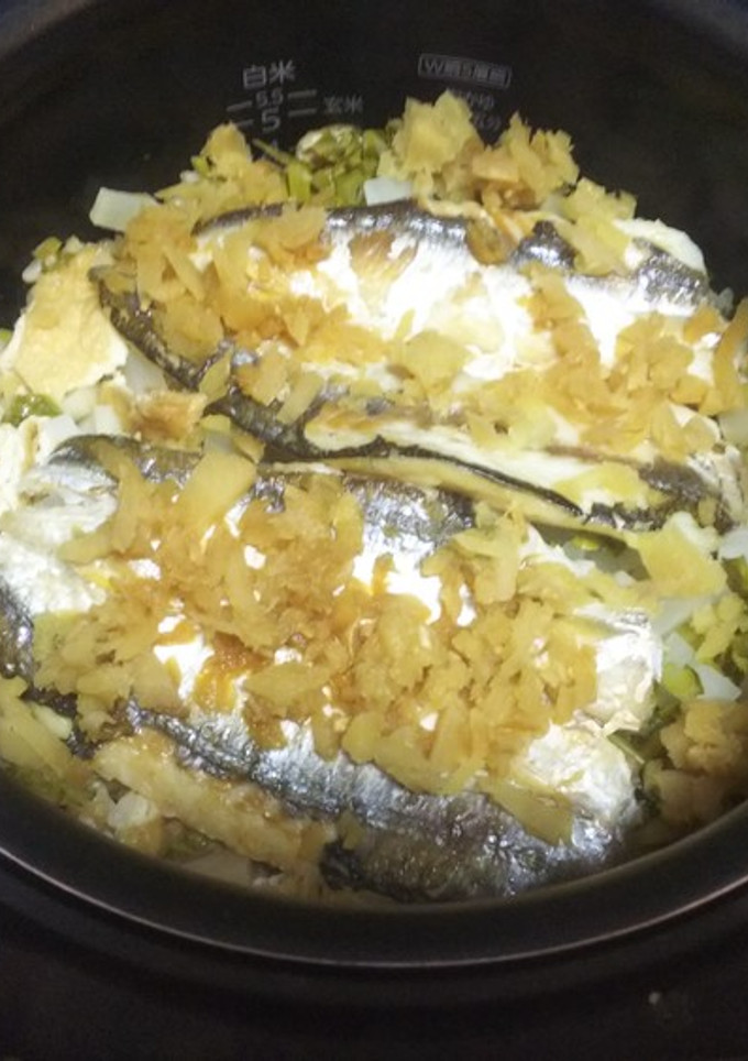 簡単・かます干物と生姜の炊き込み御飯-レシピのメイン写真
