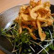 カイワレとワカメのカリカリ★ポンドレ和え