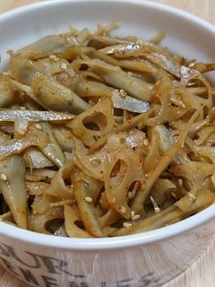 作り置き1☆れんこんとごぼうのきんぴら-レシピのメイン写真