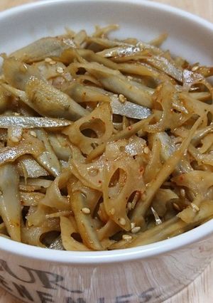 作り置き1☆れんこんとごぼうのきんぴら-レシピのメイン写真
