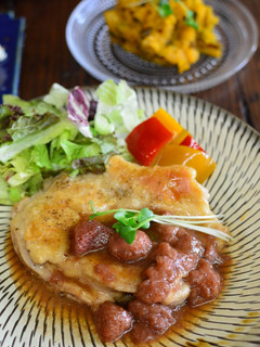 チキンソテー いちごのソース-レシピのメイン写真