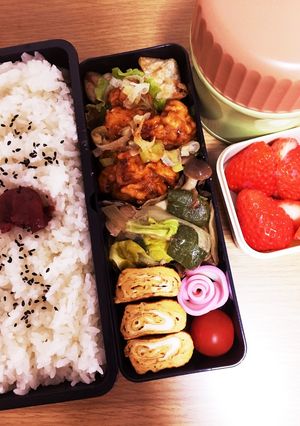2018／4／4お弁当-レシピのメイン写真