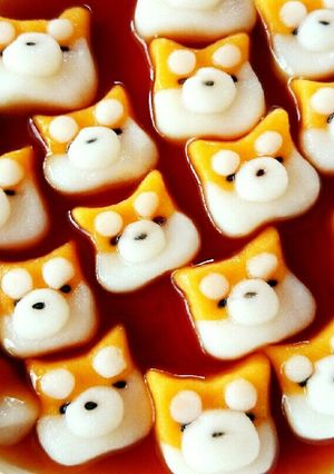 かぼちゃ団子のみたら柴犬-レシピのメイン写真