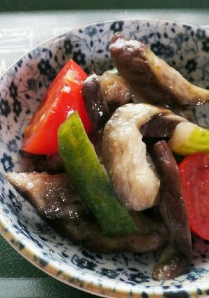 レンチン茄子のドレッシング和え-レシピのメイン写真