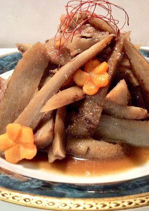 ゴボウうま煮-レシピのメイン写真