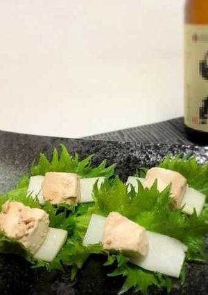 うどのポン酢クリームチーズのせ-レシピのメイン写真
