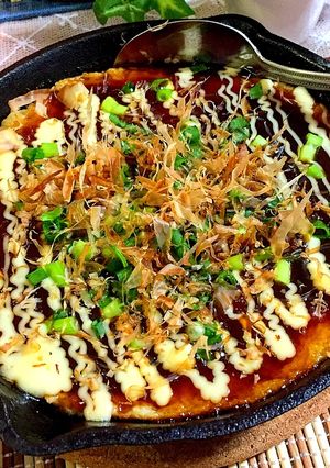 簡単居酒屋風♡10分で山芋鉄板焼き-レシピのメイン写真