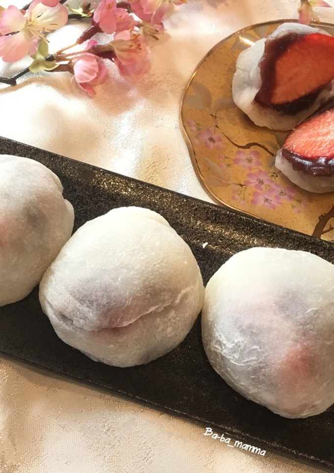 切り餅で簡単いちご大福-レシピのメイン写真