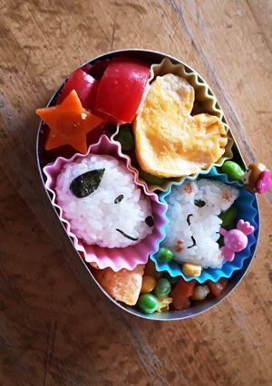 初キャラ弁-レシピのメイン写真