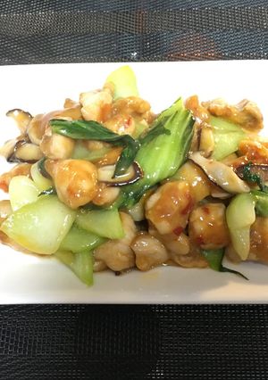 お弁当にピッタリ♪鶏肉とチンゲン菜炒め-レシピのメイン写真