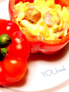 ~パプリカのたまごグラタン風~-レシピのメイン写真