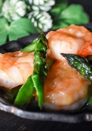 海老とアスパラの塩炒め◎お弁当にも♪-レシピのメイン写真