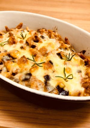 夏野菜と挽肉のオーブン焼き-レシピのメイン写真