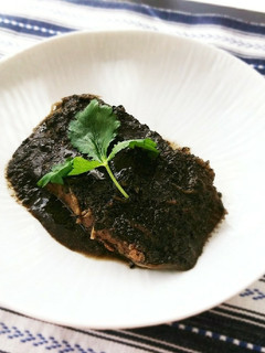 カレイの煮付け~黒ごま味噌ソースで~-レシピのメイン写真