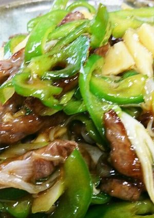 簡単合わせ調味料牛肉とピーマン青椒肉絲-レシピのメイン写真