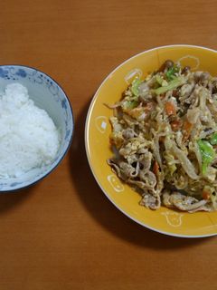 かんたん野菜炒め(卵とじ風)-レシピのメイン写真