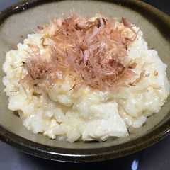 รูปของ 風邪に簡単！栄養満点ささみと卵のおかゆ☆