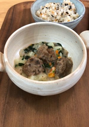 離乳食 レバーと豆腐のふわふわ団子-レシピのメイン写真