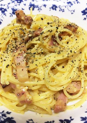 10分で本物のカルボナーラ-レシピのメイン写真