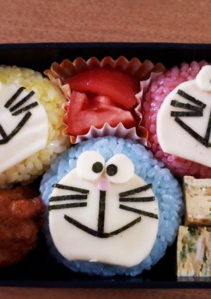 キャラ弁～ミニドラ-レシピのメイン写真