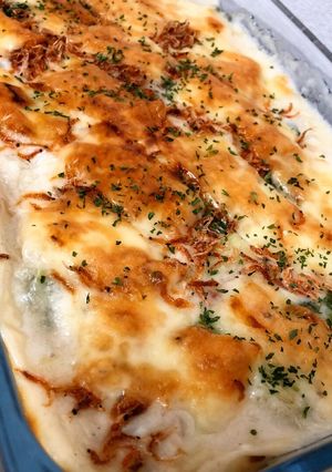 ネギのグラタン-レシピのメイン写真
