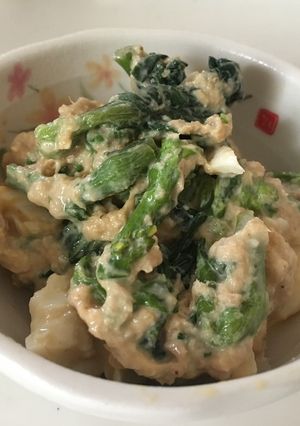 菜の花のとろたまサラダ-レシピのメイン写真