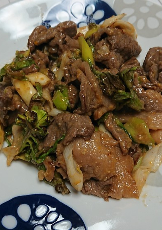 猪肉とふきのとうの味噌炒め-レシピのメイン写真