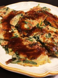 カリッ!もちっ〜なチヂミ。お好みのタレで-レシピのメイン写真