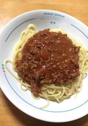 トマト缶でミートソース-レシピのメイン写真