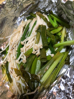 簡単!えのきネギのバターホイル焼き-レシピのメイン写真