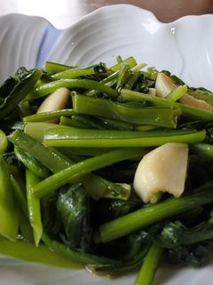 青菜のにんにく炒め-レシピのメイン写真