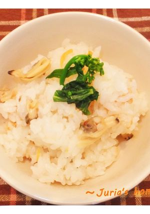 アサリと新生姜の炊き込みご飯☆春イベント-レシピのメイン写真