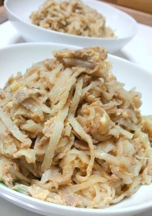 コクと旨味の、切干大根とツナの卵とじ炒め-レシピのメイン写真
