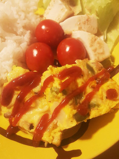 幼児食★スチーマーで野菜たっぷりオムレツ-レシピのメイン写真