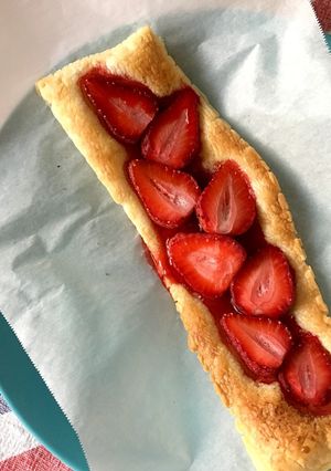★準備1分+オーブンだけ★簡単いちごパイ-レシピのメイン写真