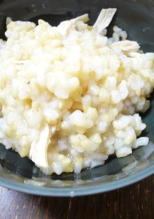 玄米茹で鶏リゾット-レシピのメイン写真