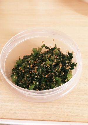 おにぎりに混ぜる大根の葉炒め-レシピのメイン写真