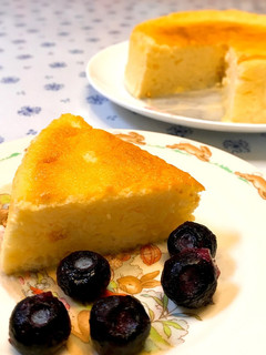 ヨーグルトでヘルシー!スフレケーキ-レシピのメイン写真