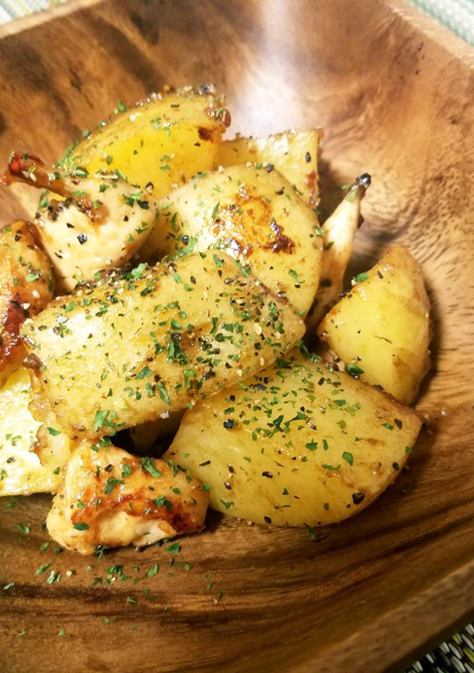 新じゃがとささみのめんつゆバター炒め-レシピのメイン写真
